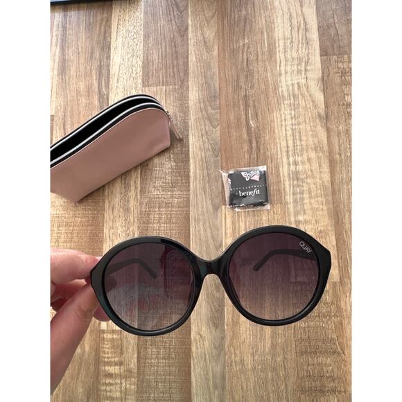NWOT Quay Australia x Benefit Tinted Love Black Sunglasses main image 4